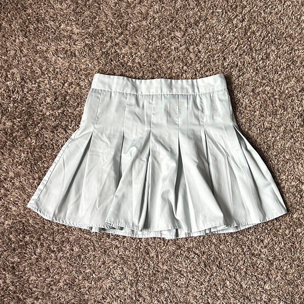 Forever 21 Light Blue Skater Skirt
